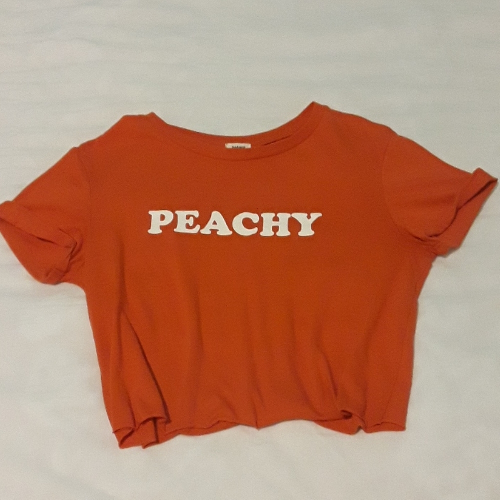 Cute peachy top